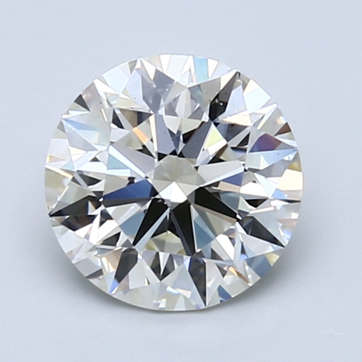 2 Carat D Color Diamond Facing Up White